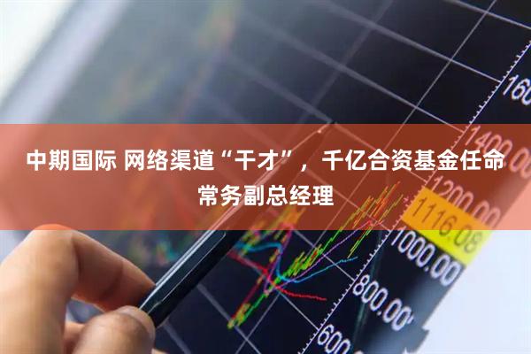 中期国际 网络渠道“干才”，千亿合资基金任命常务副总经理